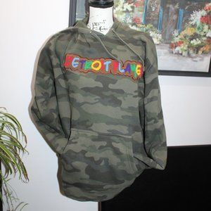 Detroit Player - Adult Medium Hoodie Hooded Sweatshirt Camouflage NWT